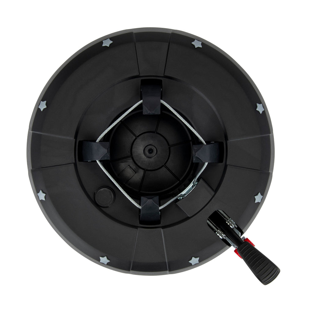 Christmas Tree Stands with Foot Pedal Function And Single-Cable Technology, Plastic/Metal Christmas Tree Stands in Various Sizes Green/Anthracite, Christmas Tree Stands with Child Safety And Large Water Tank with Water Level