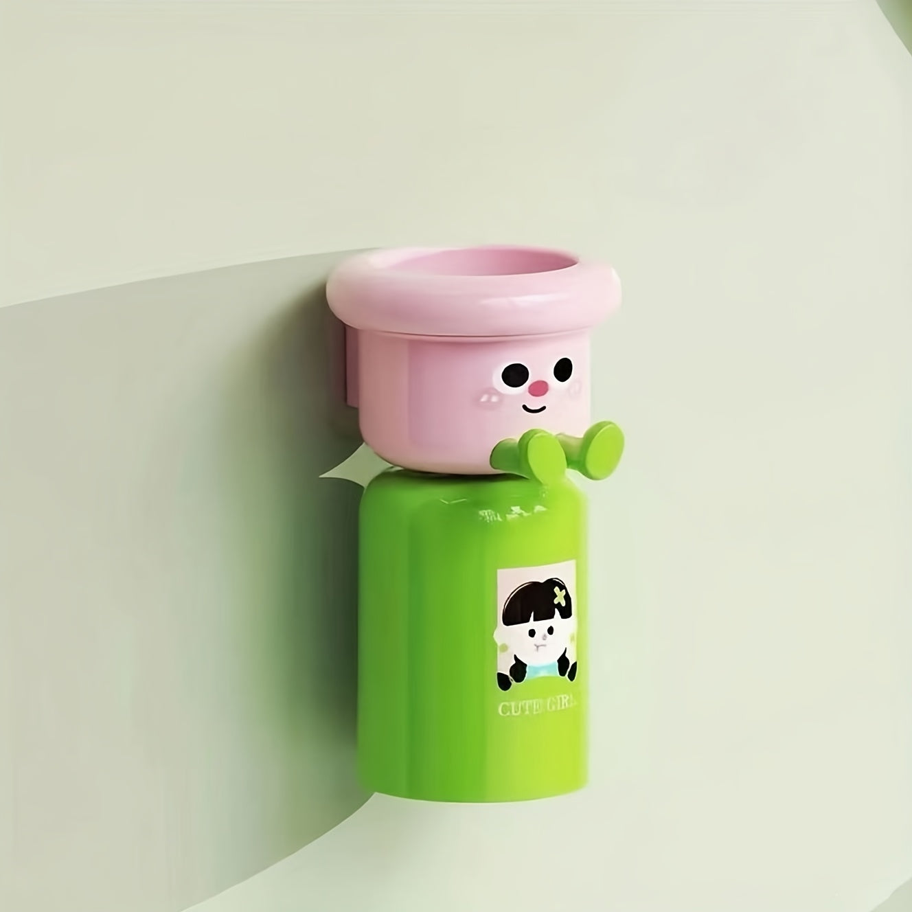 Wall-Mounted Toothbrush Holder with Magnetic Cup, Space-Saving Bathroom Organizer for 36 Festive Occasions, Plastic Material, Ideal for Holiday Decor, Bathroom Organizers And Storage, Toothbrush Holder For Bathroom, Toothbrus