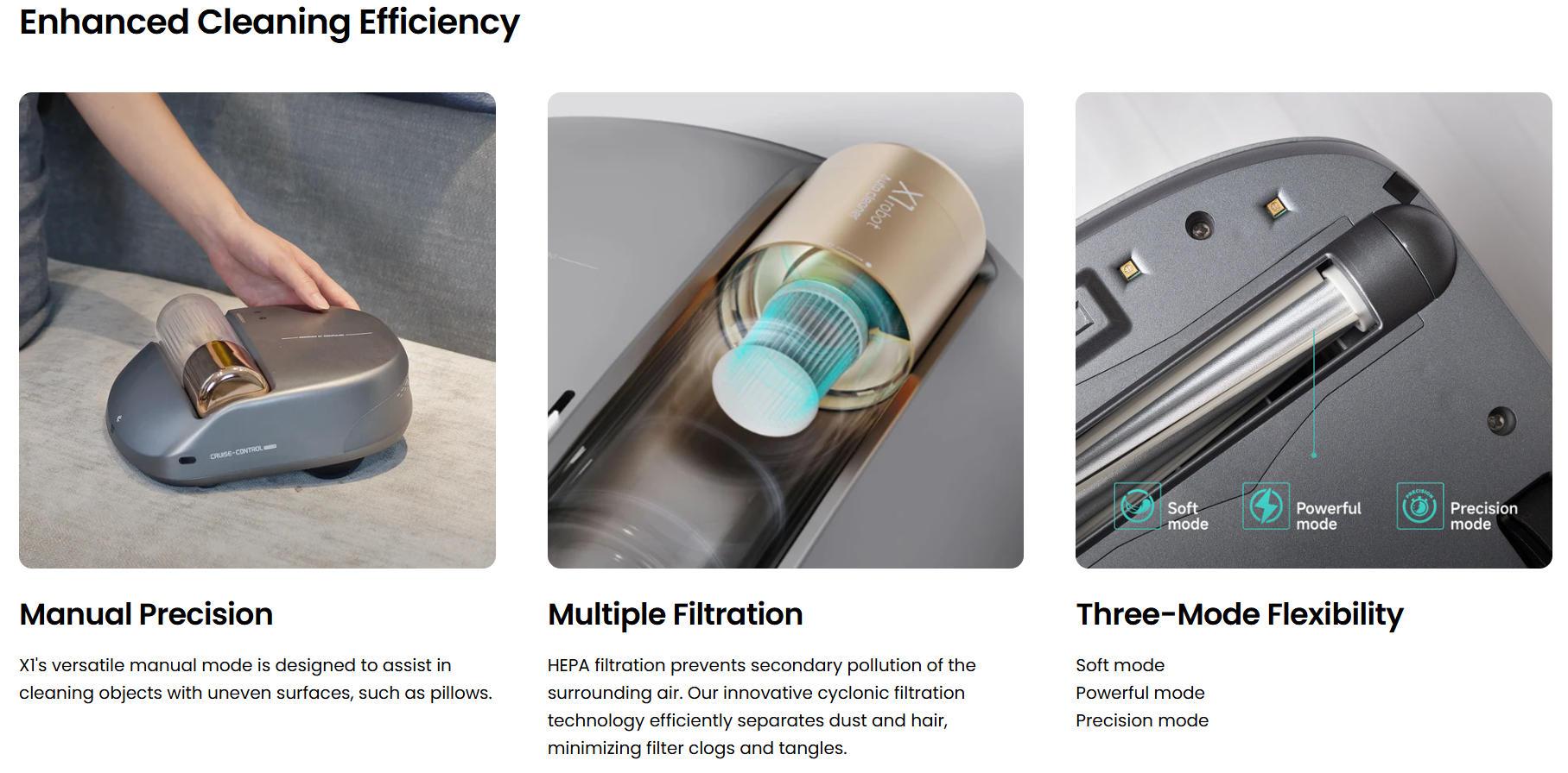 CREATULIZE X1 Roboter, automatischer Bettstaubsauger – kabellos, wiederaufladbar, UV-C-Licht-Desinfektion, 14 kPa Saugkraft, entfernt Hausstaubmilben und Allergene, mit HEPA-Filterung