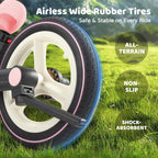 Laufrad mit Schiebestange für Kinder 18 Monate – 5 Jahre, 6 in 1 Kinderfahrrad mit Stützrädern & Pedalen, Laufrad für Jungen und Mädchen mit Bremsen & Ständer