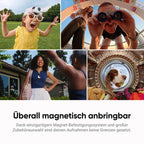 Insta360 GO Ultra Night Black - Mini caméra 4K mains libres, légère et mobile, idéale en basse lumière, partout, stabilisation FlowState, autonomie de 200 min, étanche à 10 m, idéale pour le vélo et la course à pied 