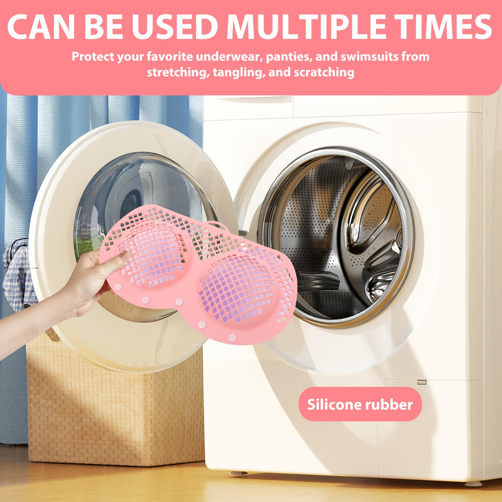 3-in-1 Luxus-BH-Wäscheorganizer inklusive Geschenkbox, XL Premium-Silikon-Waschbeutel für BHs, Feinwäsche und Socken, verhindert Ausleiern und Verheddern, maschinenwaschbar und trocknergeeignet, perfekt für Zuhause und Reisen
