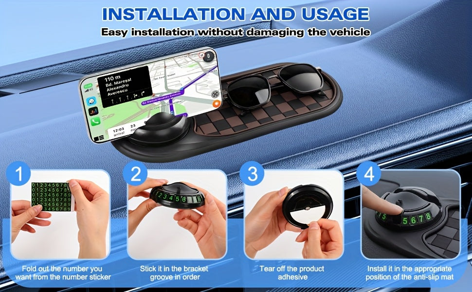 Rutschfeste Matte für das Armaturenbrett