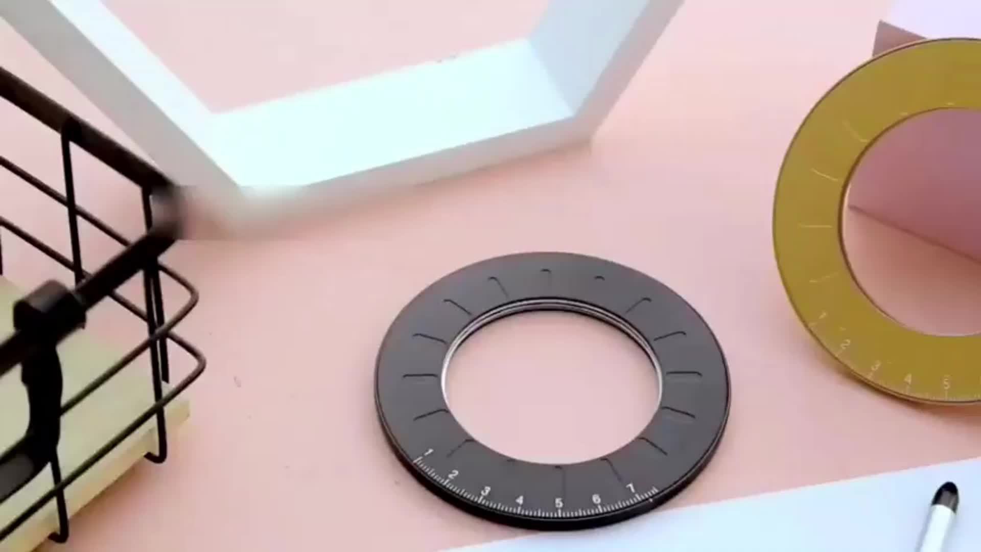 Verstellbares Präzisions-Kreiszeichenwerkzeug – Doppelmetall-Messlineal für Rohrdurchmesser und Holzbearbeitungsdesigns, nicht elektrisch, robustes Messingmaterial, Holzbearbeitungswerkzeug | Elegante Metalloberfläche | Messwerkzeug