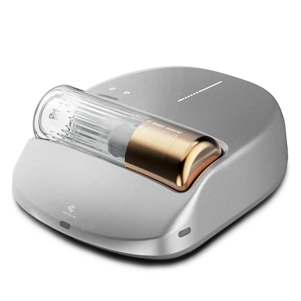 CREATULIZE X1 Roboter, automatischer Bettstaubsauger – kabellos, wiederaufladbar, UV-C-Licht-Desinfektion, 14 kPa Saugkraft, entfernt Hausstaubmilben und Allergene, mit HEPA-Filterung