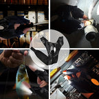 LED-Handschuh-Taschenlampe für Männer – Einzigartiges und cooles Gadget, Fingerlampe für Outdoor-Aktivitäten wie Reparaturen und Camping, freihändige Lampe