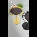 3-teiliges, vormontiertes Aufbewahrungsregal für 10 Brillen und Schmuck – Gold/Schwarz, geeignet für Brillen bis 8,89 cm Durchmesser, platzsparendng Organizer with Hooks, Tool-Free Assembly, Ideal for Home & Retail Use, Glasses Hanging Rack, Jewelry Or