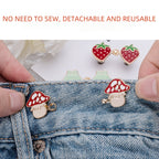 Set niedlicher Taillenverstellknöpfe, ohne Nähen, abnehmbar und wiederverwendbar