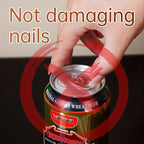 Tragbarer, manueller Dosenöffner mit ergonomischem Griff und Klingen – robuste ABS-Konstruktion, kompaktes und leichtes Design für Bier, Limonade, Erfrischungsgetränke, Camping und Reisen – griffiger Griff, stabile Konstruktion, ideal für Zuhausee