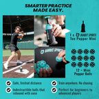 Premium BanditSports Baseball Tee Popper – Strapazierfähiges und langlebiges Batting T-Shirt für perfekte Schwünge