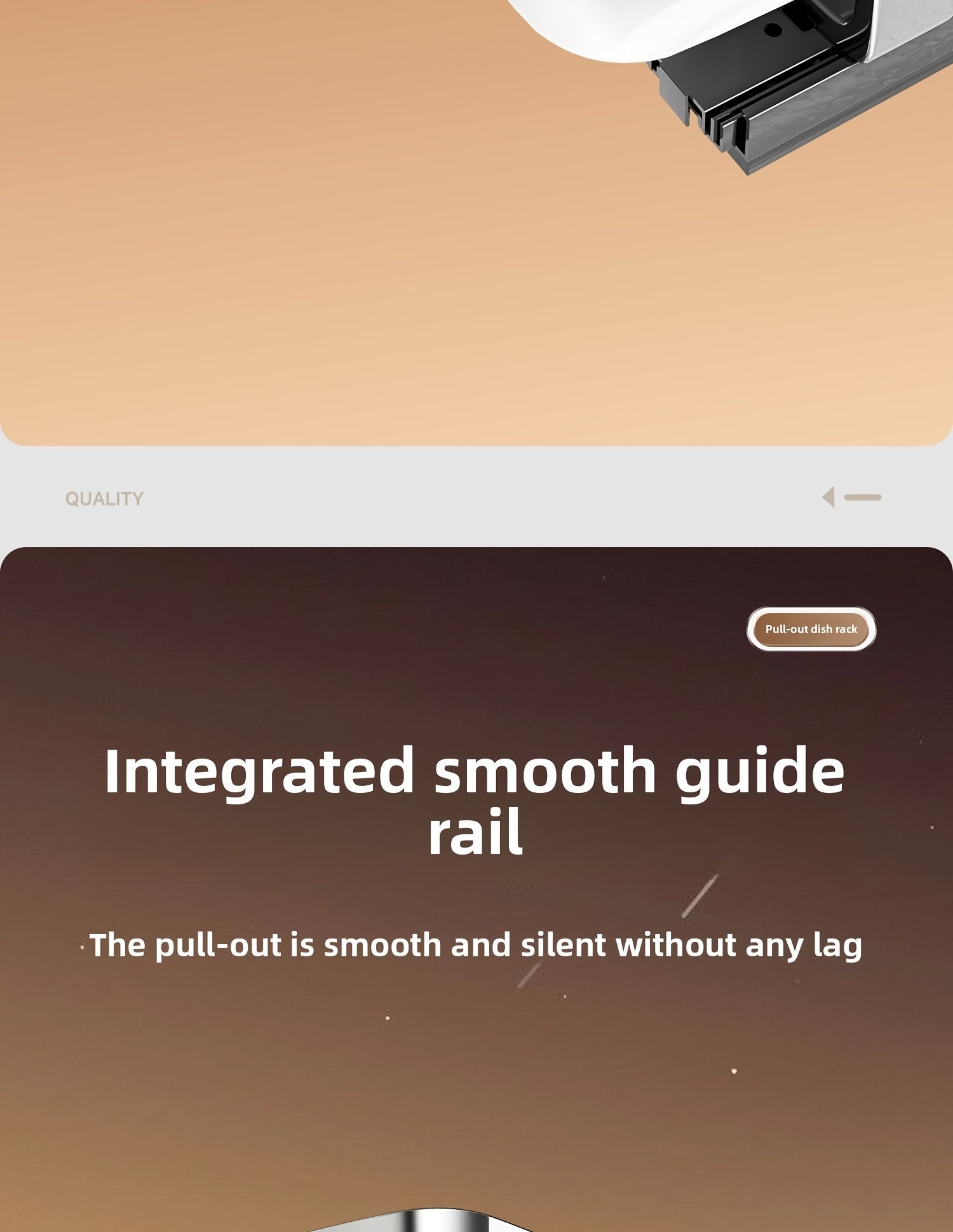Ausziehbarer Geschirrständer, versenkbarer Abtropfkorb für Geschirr, Tassen und Gläser. Hergestellt aus rostfreiem Kohlenstoffstahl mit verstellbarer Abtropfschale. Ideal zur Aufbewahrung von Geschirr, ein unverzichtbares Küchenutensil.