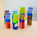 Tragbarer, manueller Dosenöffner mit ergonomischem Griff und Klingen – robuste ABS-Konstruktion, kompaktes und leichtes Design für Bier, Limonade, Erfrischungsgetränke, Camping und Reisen – griffiger Griff, stabile Konstruktion, ideal für Zuhausee