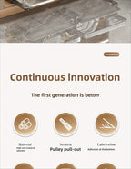 Ausziehbarer Geschirrständer, versenkbarer Abtropfkorb für Geschirr, Tassen und Gläser. Hergestellt aus rostfreiem Kohlenstoffstahl mit verstellbarer Abtropfschale. Ideal zur Aufbewahrung von Geschirr, ein unverzichtbares Küchenutensil.