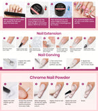 2pcs Transparent 3D Sculpting Gel Set - Non-Stick Hand Carving Gel, Suitable for Nail Art, 3D Flower Designs, and Salon Supplies, Nail Sculpting Gel, Gel Nail Kits, Nail Molding Gel, Beauty Professionals, DIY Manicure Lovers