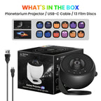 2025 Neueste Pro-Version Sternenhimmel-Projektionsglobus-Nachtlicht, 13 klare Scheiben, Sternenfluss, Vulkan und Liebesscheiben, 73 % größer, Projektionsreichweite um 48 % erhöht, Timerfunktion, Bildrotationsfunktion, Geeignet für Schlafzimmer