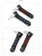 SEAMETAL Tragbarer Auto-Hilfsgriff für ältere Menschen, 180 kg belastbarer 3-in-1-Autogriff/Notfallhammer ‌   Rutschfest, kratzfrei