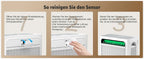 3-in-1 Pro HEPA H13 Luftreiniger – 100 m², 400 m³/h CADR, PM2.5-Sensor & leiser Schlafmodus