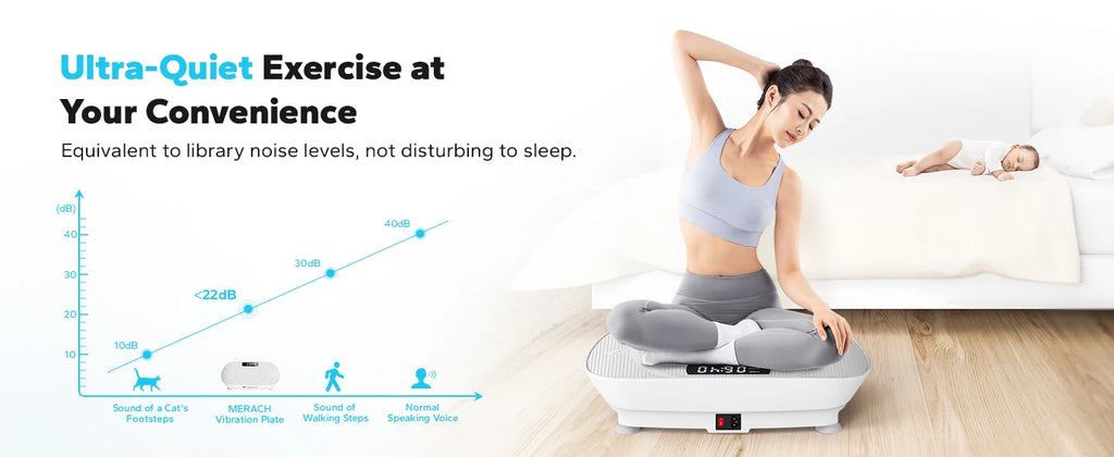 MERACH Vibrationsplatte für Ganzkörpermassage