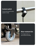 Raupentreppenkletterer. 270-400 kg Treppensteiger mit Batterie