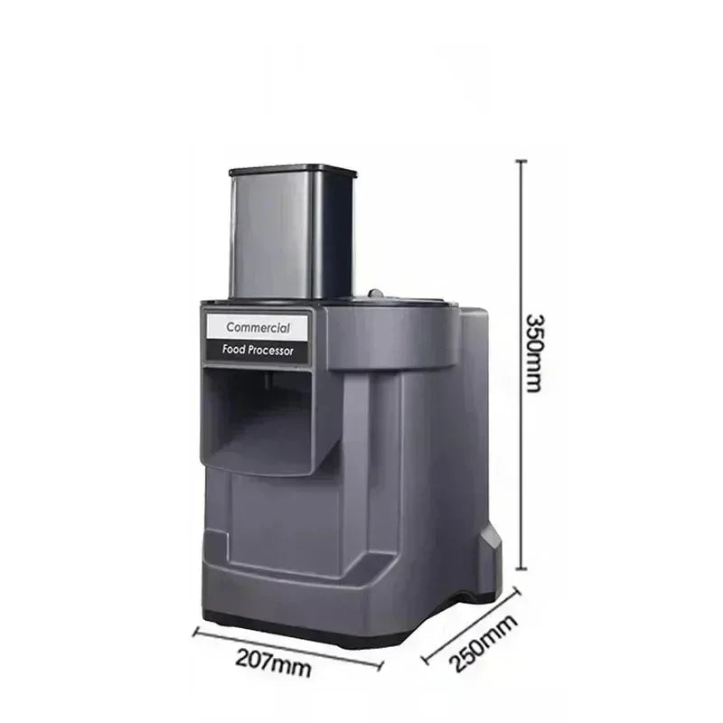 Kommerzielle Gemüseschneidemaschine, automatischer Gemüse-Karotten-Kartoffel-Zerkleinerer, Scheibenzerkleinerer und gewürfelter, schneid schnell Gemüse