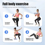 MERACH verstellbares Hantel-Set mit 2 Stück, 4-in-1-Handgewichte für Frauen zu Hause, freie Hanteln, jeweils 2,2 Pfund, 4,4 Pfund, 6,6 Pfund, 8,8 Pfund