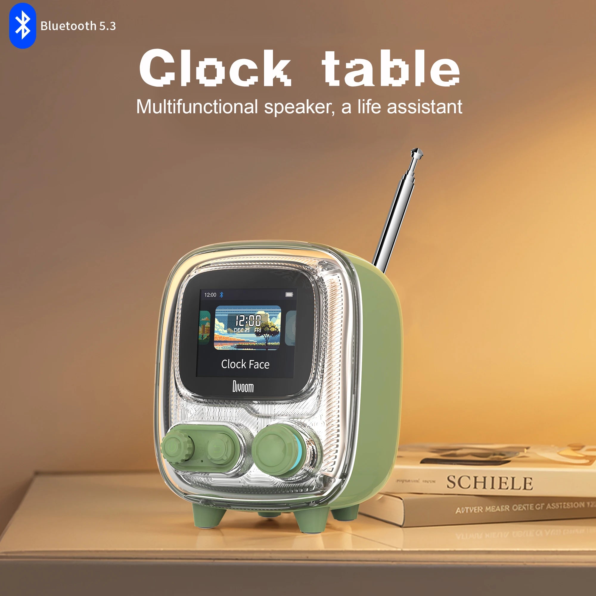 Divoom T- Santooo-2 Mini Retro White Noise Lautsprecher