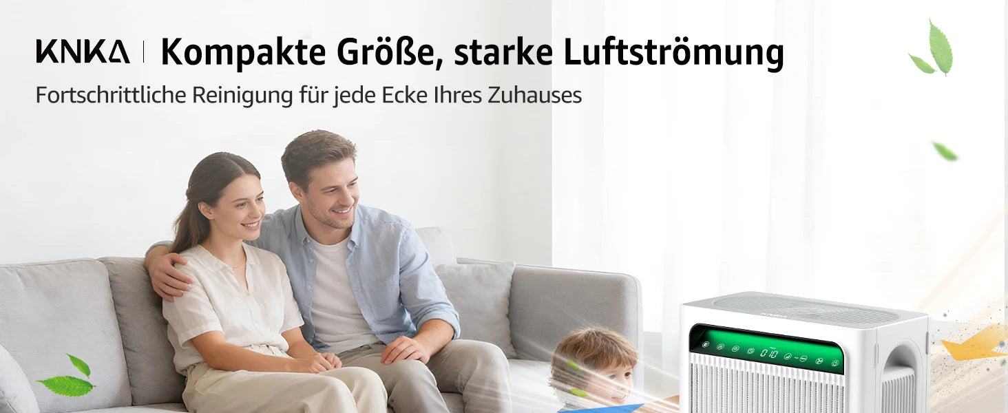 3-in-1 Pro HEPA H13 Luftreiniger – 100 m², 400 m³/h CADR, PM2.5-Sensor & leiser Schlafmodus