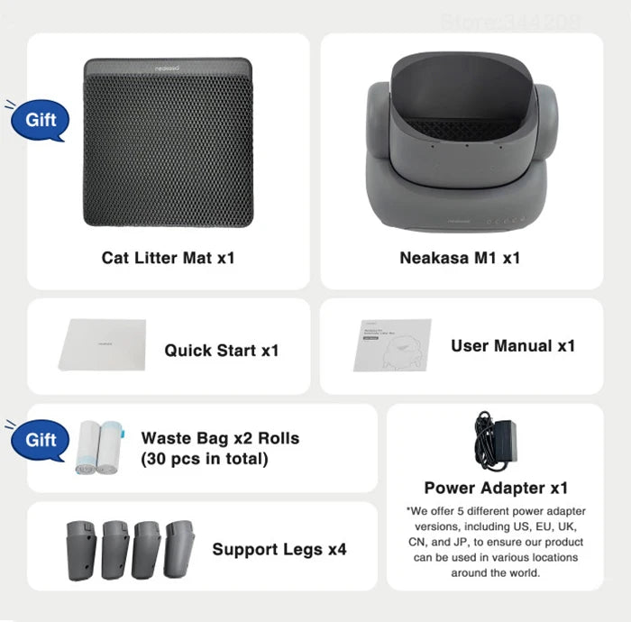 Neabot M1 Neakasa selbstreinigende automatische Katzentoilette, intelligente Katzentoilette, geruchsfreier, selbstverteidiger Katzensandkasten, Katzenprodukt