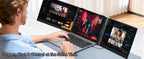 Blackview DCM6 Dreifach-Laptop-Bildschirmerweiterung, 14" 1080P FHD IPS-Display