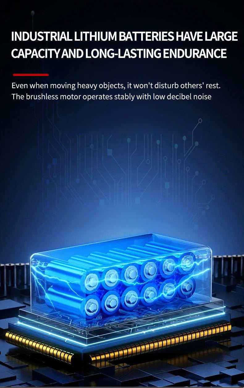 Raupentreppenkletterer. 270-400 kg Treppensteiger mit Batterie