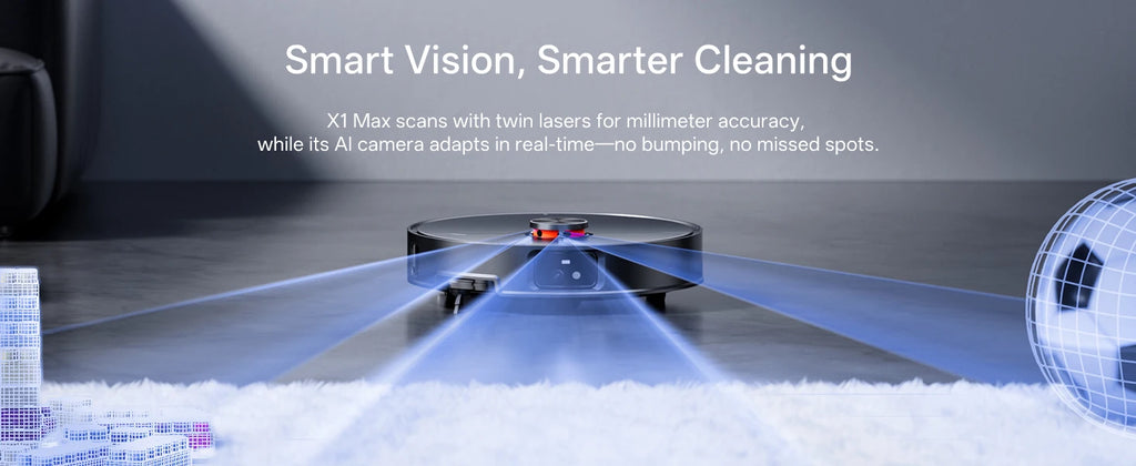 JONR X1 Roboterstaubsauger mit 20000Pa Ultra-Saugkraft, Wischfunktion, Automatischem Waschen und Trocknen, Staubsammlung: Steuerung über App und Stimme