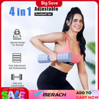 MERACH verstellbares Hantel-Set mit 2 Stück, 4-in-1-Handgewichte für Frauen zu Hause, freie Hanteln, jeweils 2,2 Pfund, 4,4 Pfund, 6,6 Pfund, 8,8 Pfund