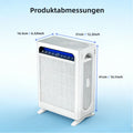 3-in-1 Pro HEPA H13 Luftreiniger – 100 m², 400 m³/h CADR, PM2.5-Sensor & leiser Schlafmodus