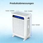 3-in-1 Pro HEPA H13 Luftreiniger – 100 m², 400 m³/h CADR, PM2.5-Sensor & leiser Schlafmodus