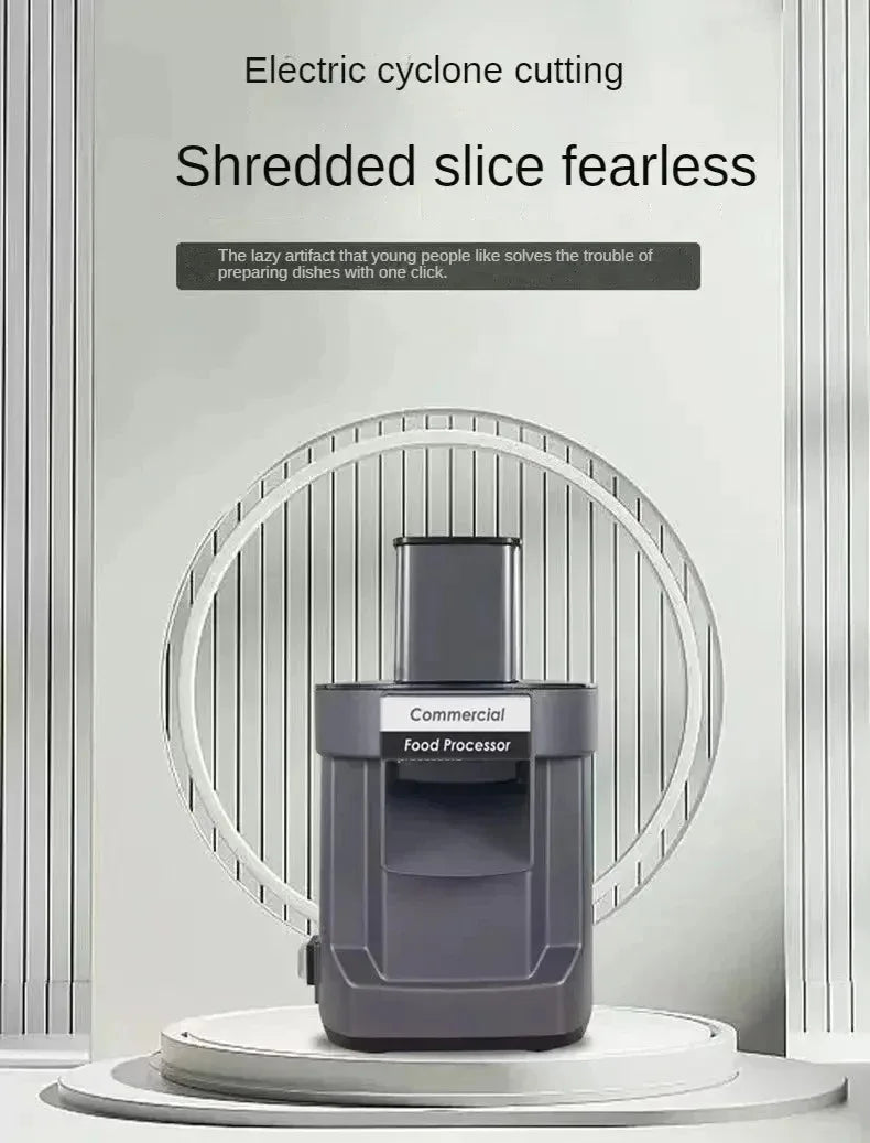 Kommerzielle Gemüseschneidemaschine, automatischer Gemüse-Karotten-Kartoffel-Zerkleinerer, Scheibenzerkleinerer und gewürfelter, schneid schnell Gemüse