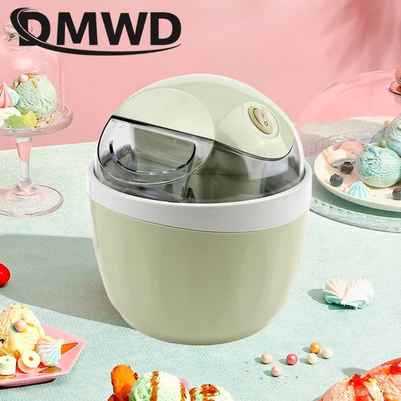 Softeis Eismaschine Mixer automatische Schnee kegel Milch shake Mixer Eismaschine Sorbet Obst Dessert Joghurt Gefrier schrank 1l