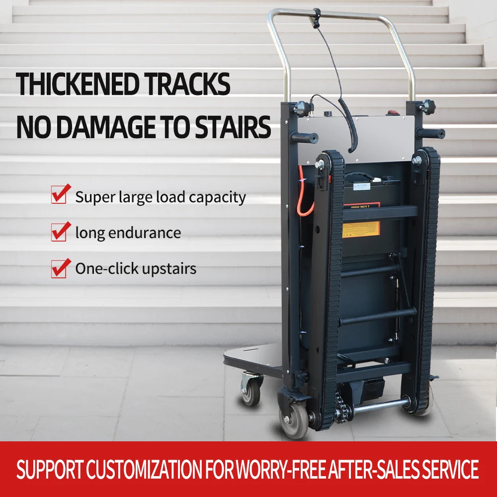 Raupentreppenkletterer. 270-400 kg Treppensteiger mit Batterie