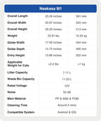 Neabot M1 Neakasa selbstreinigende automatische Katzentoilette, intelligente Katzentoilette, geruchsfreier, selbstverteidiger Katzensandkasten, Katzenprodukt