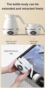 110V/220V Reise Camping Tragbare Faltbare Silikon Wasserkocher Kochendem Heißes Wasser Wärmedämmung Heizung Kessel Teekanne