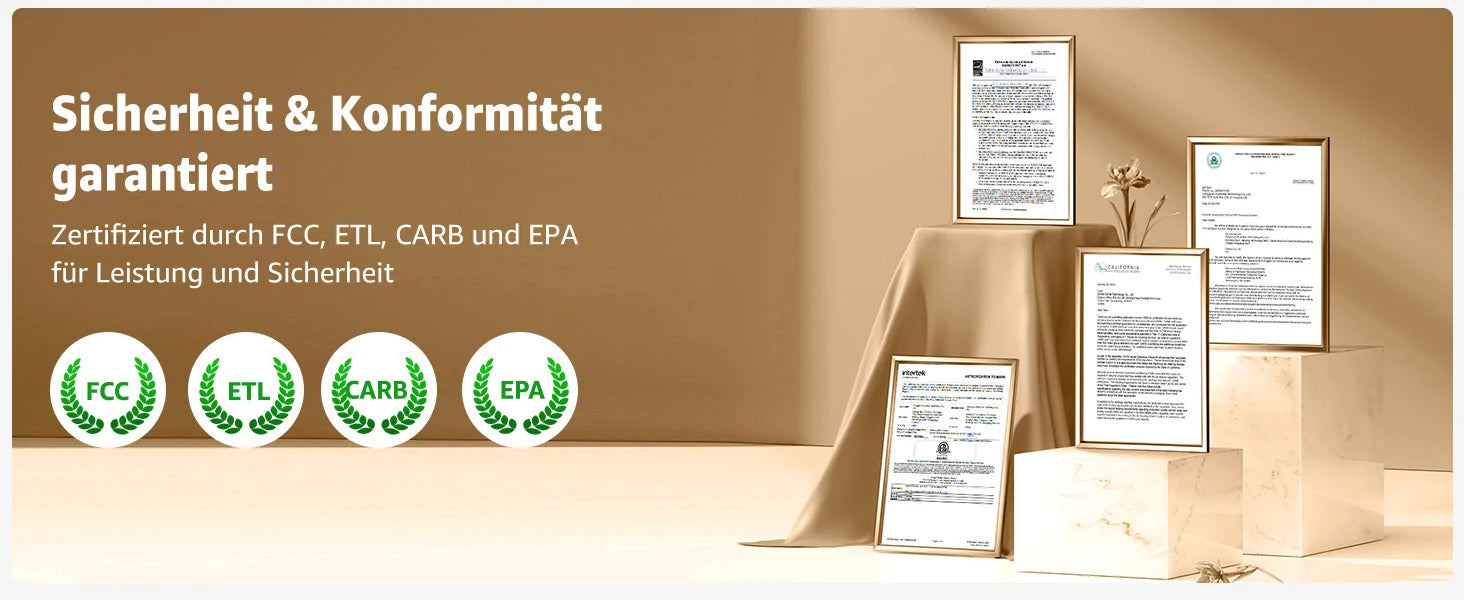 3-in-1 Pro HEPA H13 Luftreiniger – 100 m², 400 m³/h CADR, PM2.5-Sensor & leiser Schlafmodus