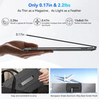 Blackview DCM6, Dreifach-Laptop-Bildschirmerweiterung, 14" 1080P FHD IPS-Display, tragbar, für 13-17"-Laptops