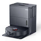 JONR X1 Roboterstaubsauger mit 20000Pa Ultra-Saugkraft, Wischfunktion, Automatischem Waschen und Trocknen, Staubsammlung: Steuerung über App und Stimme