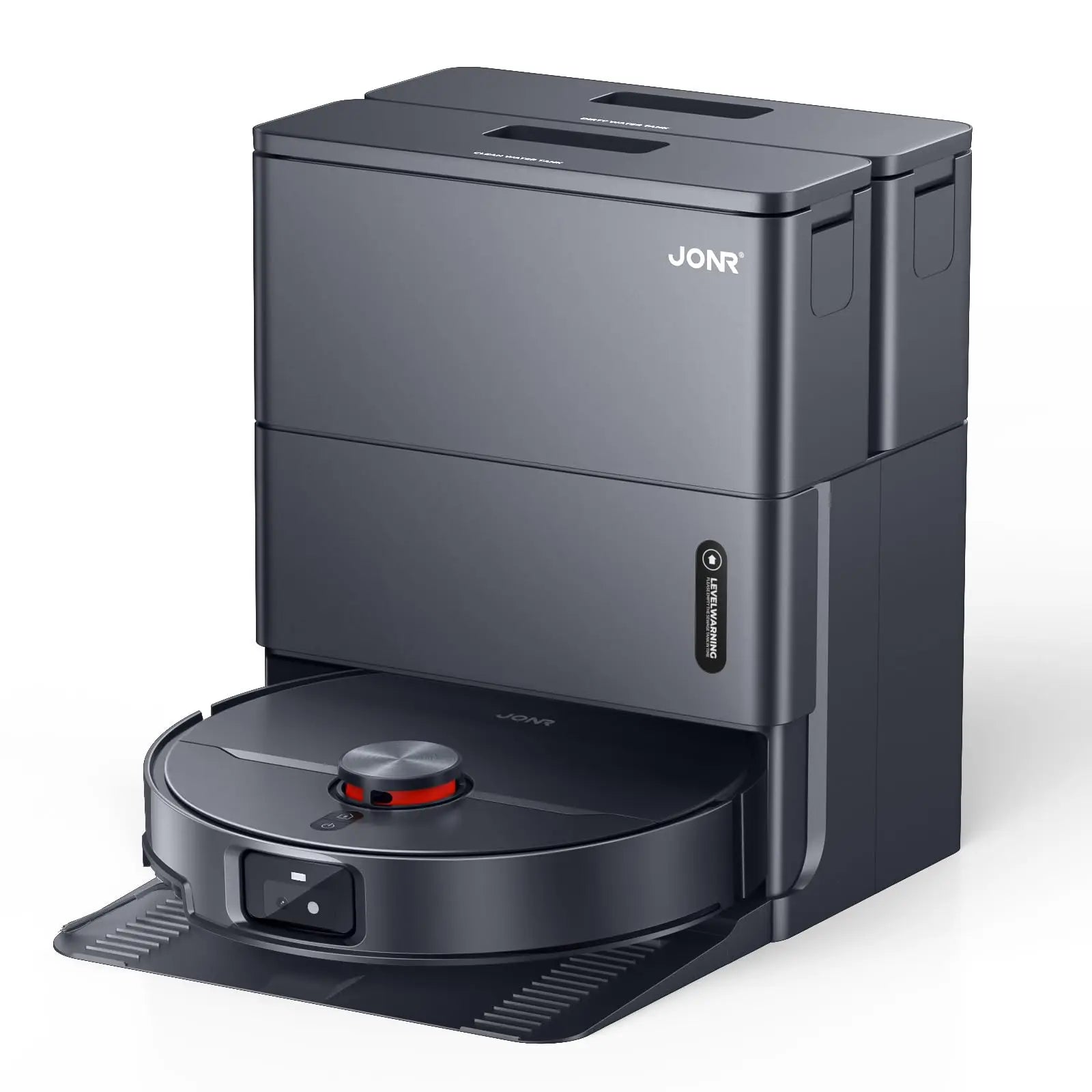 JONR X1 Roboterstaubsauger mit 20000Pa Ultra-Saugkraft, Wischfunktion, Automatischem Waschen und Trocknen, Staubsammlung: Steuerung über App und Stimme