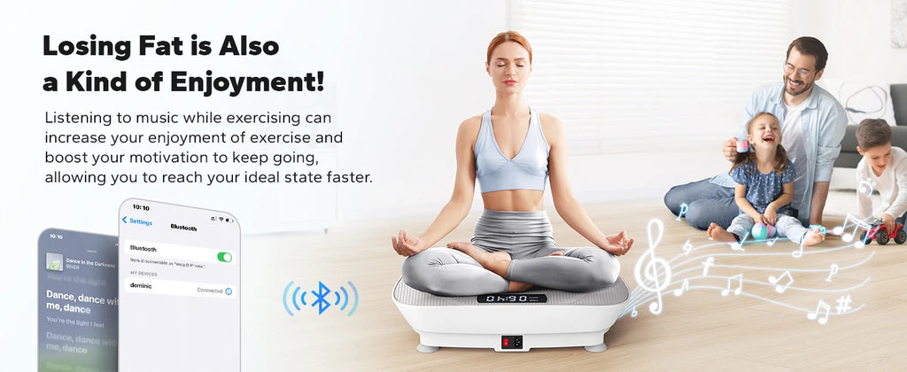 MERACH Vibrationsplatte für Ganzkörpermassage