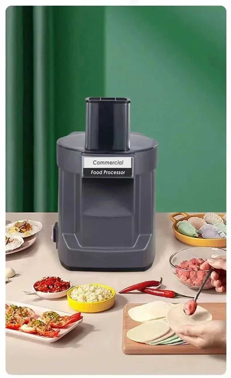 Kommerzielle Gemüseschneidemaschine, automatischer Gemüse-Karotten-Kartoffel-Zerkleinerer, Scheibenzerkleinerer und gewürfelter, schneid schnell Gemüse