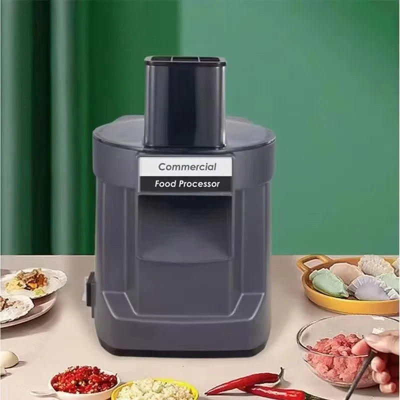 Kommerzielle Gemüseschneidemaschine, automatischer Gemüse-Karotten-Kartoffel-Zerkleinerer, Scheibenzerkleinerer und gewürfelter, schneid schnell Gemüse