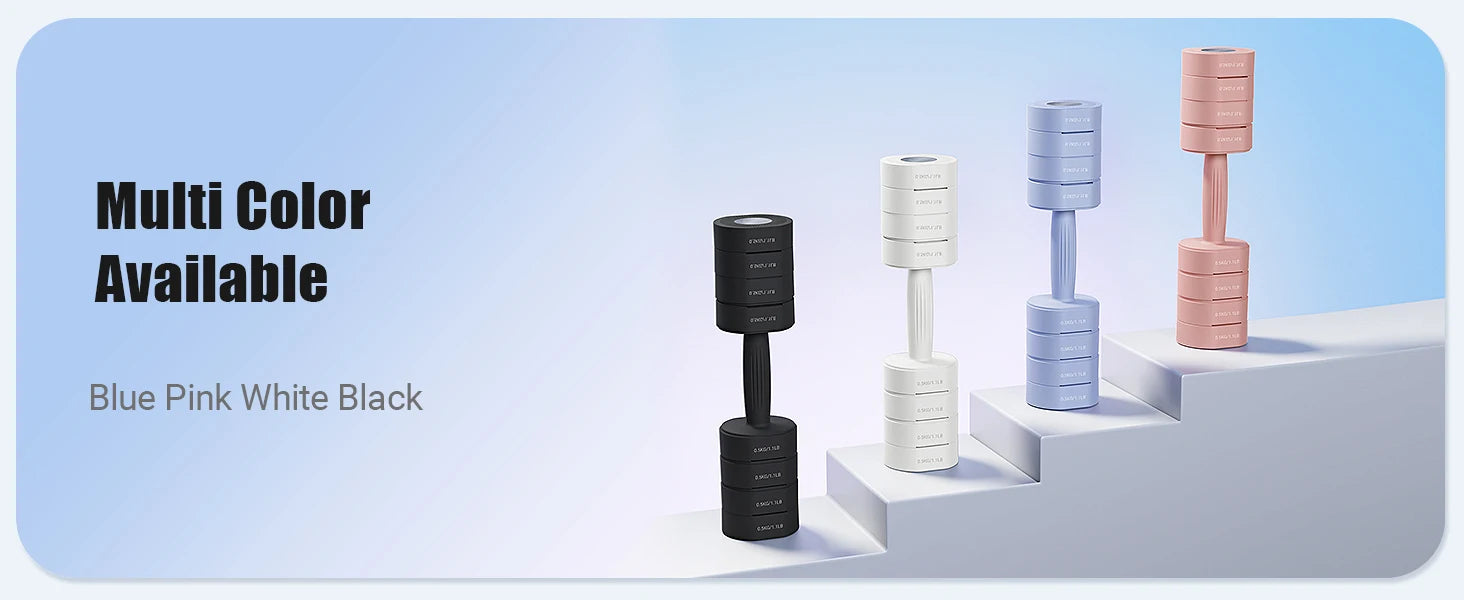 MERACH verstellbares Hantel-Set mit 2 Stück, 4-in-1-Handgewichte für Frauen zu Hause, freie Hanteln, jeweils 2,2 Pfund, 4,4 Pfund, 6,6 Pfund, 8,8 Pfund