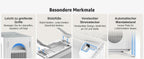 3-in-1 Pro HEPA H13 Luftreiniger – 100 m², 400 m³/h CADR, PM2.5-Sensor & leiser Schlafmodus