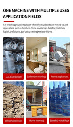 Raupentreppenkletterer. 270-400 kg Treppensteiger mit Batterie