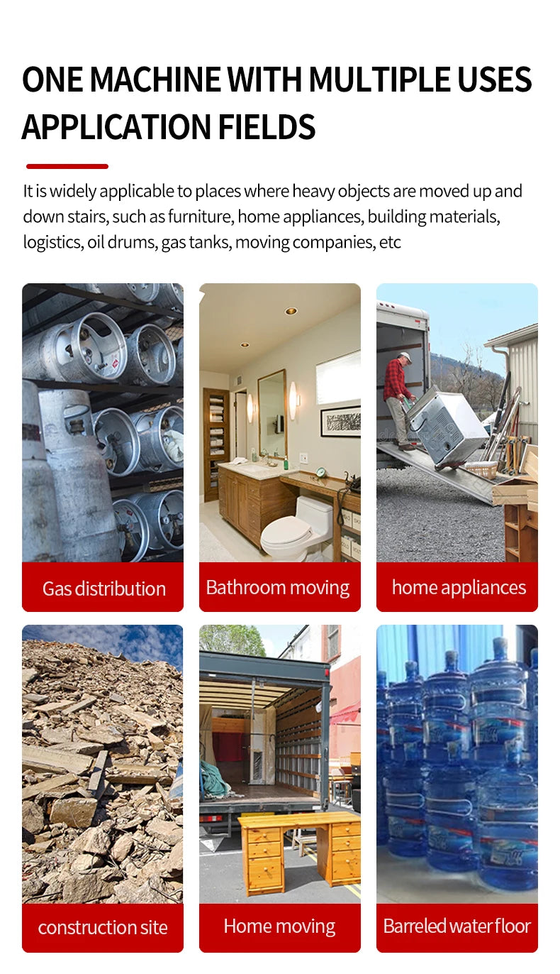 Raupentreppenkletterer. 270-400 kg Treppensteiger mit Batterie